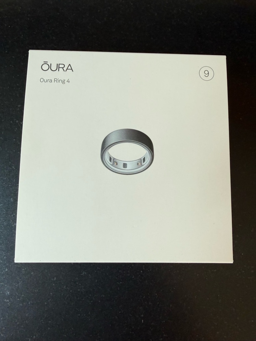 Oura Ring 4 in Stealth size 9 NEW